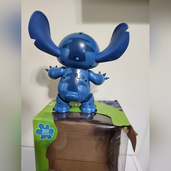 Disney Dancing Stitch figure figurine toy doll with box WORKING TESTED Lilo gift - Picture 9 of 10